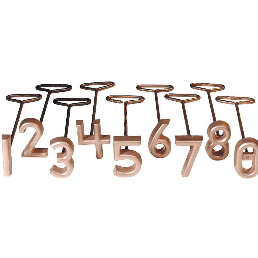 (WI-308) BRANDING SET COPPER 0-9