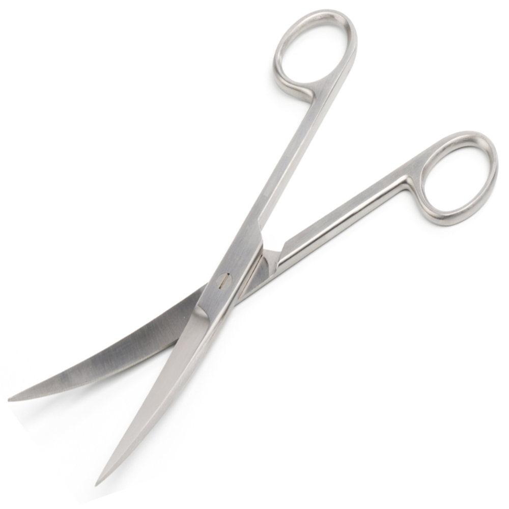 (WI-10060) STANDARD OPERATING SCISSORS,S/S,CURVED✂