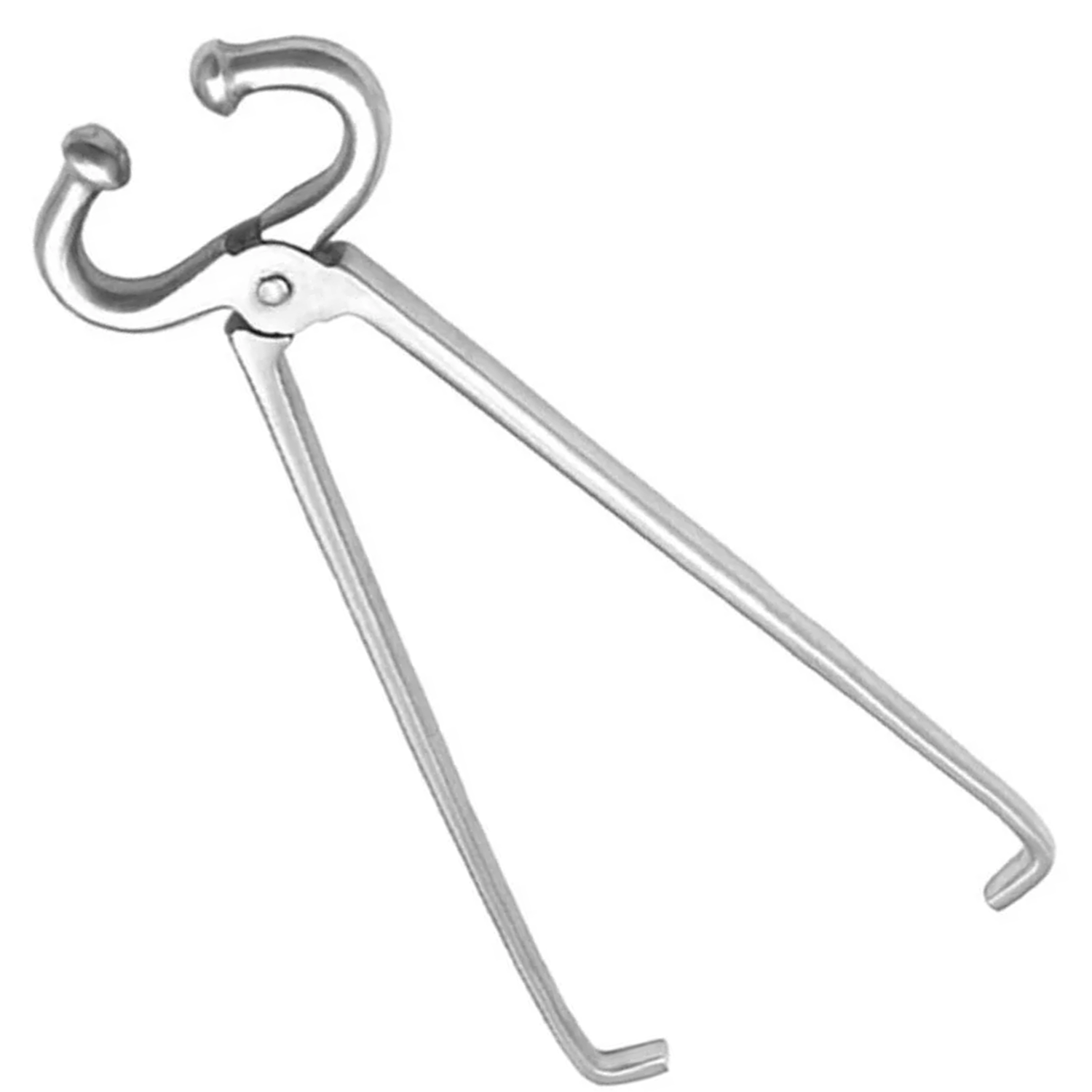 (WI-839) BULL HOLDER. STAINLESS STEE, 21 CM