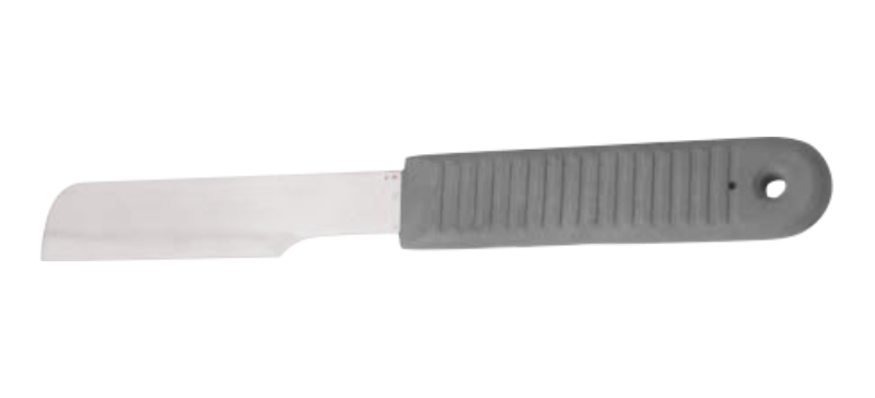 (WI-1407) HOOF SCRAPPER WITH STRONG RUBBER GRIP HIGH TEMPERED????