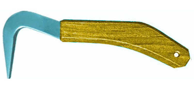 (WI-1387) HOOF CLEANER HEAVY WOOD HANDLE (S/S)????