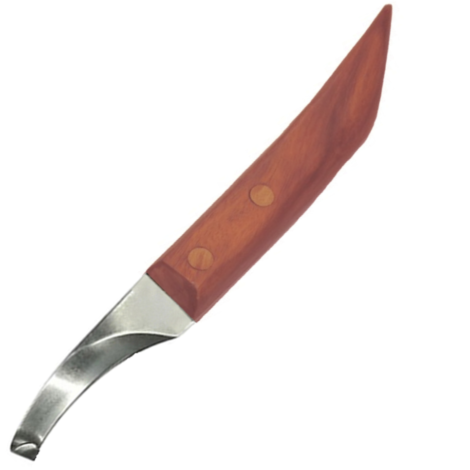 (WI-1267-L)DROP BLADE HOOF KNIFE CLASSIC HANDLE LEFT????