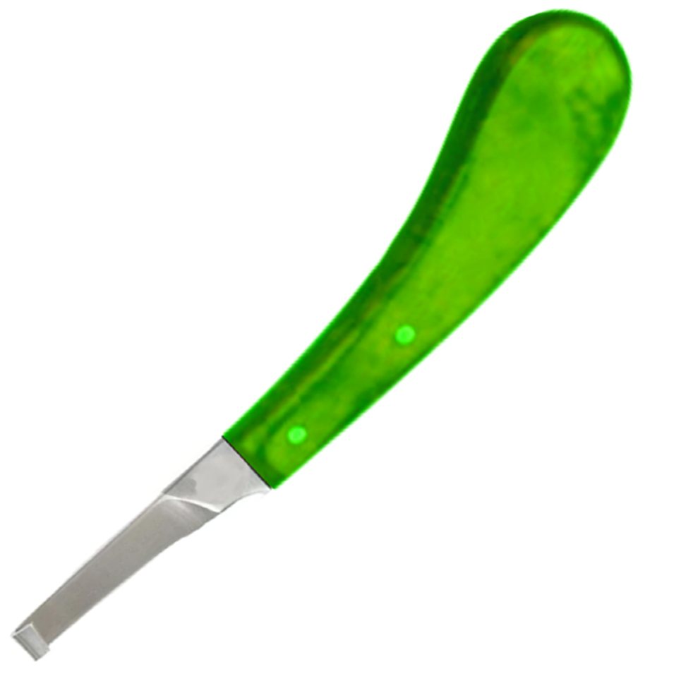 (WI-1242-R) HOOF KNIFE NARROW BLADE MULTI COLOR HANDLE????????????