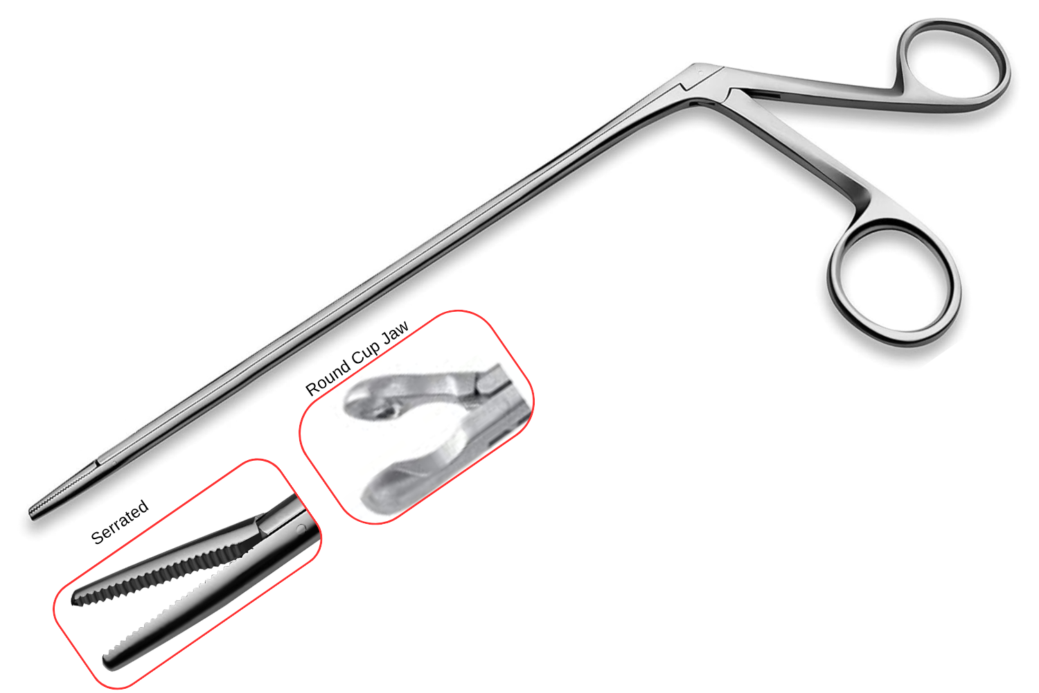(WI-10042) HARTMAN ALLIGATOR EAR SERRATED FORCEPS✂