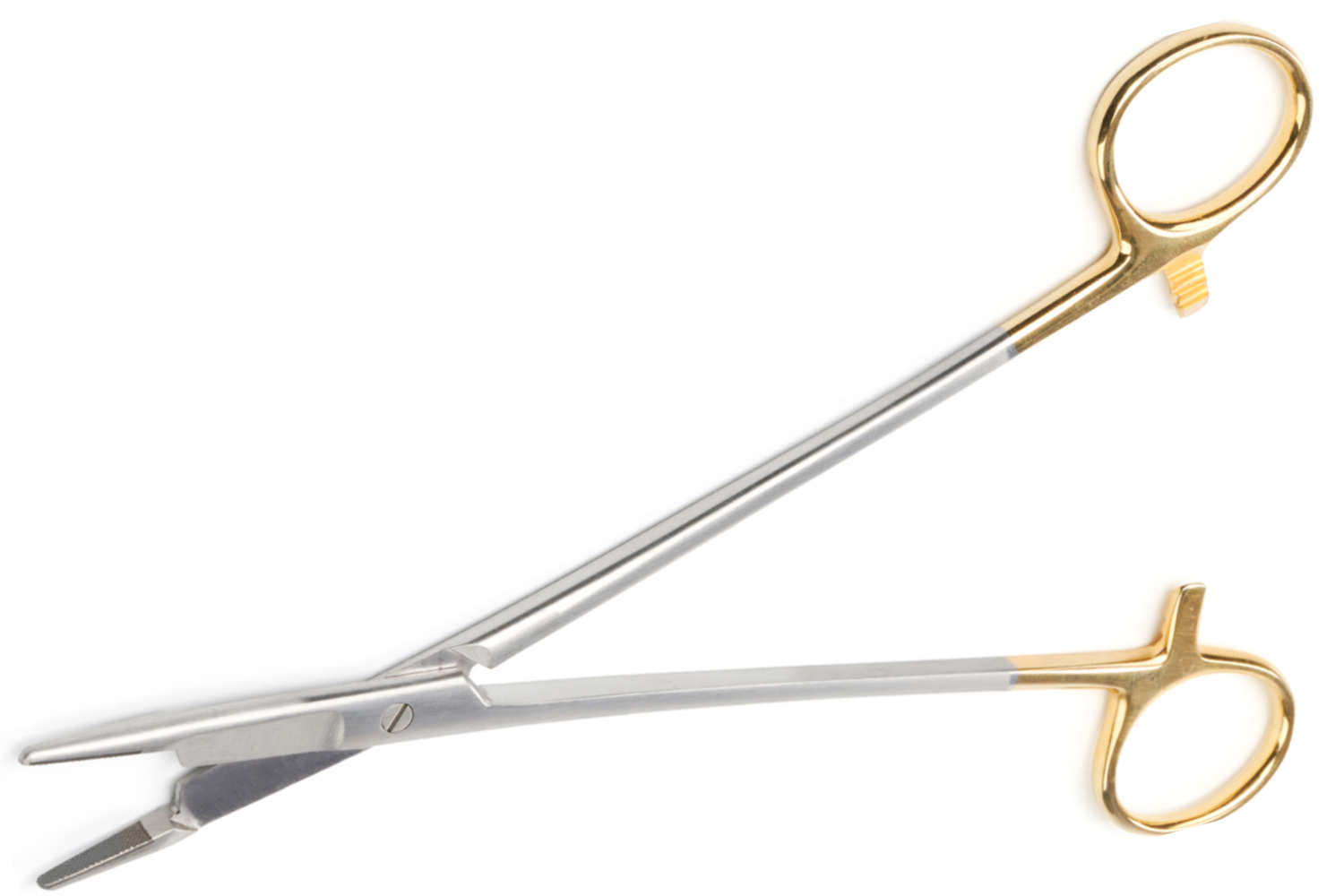 (WI-10027) SUPERCUT OLSEN-HEGAR NEEDLE HOLDER GOLD VERSION✂