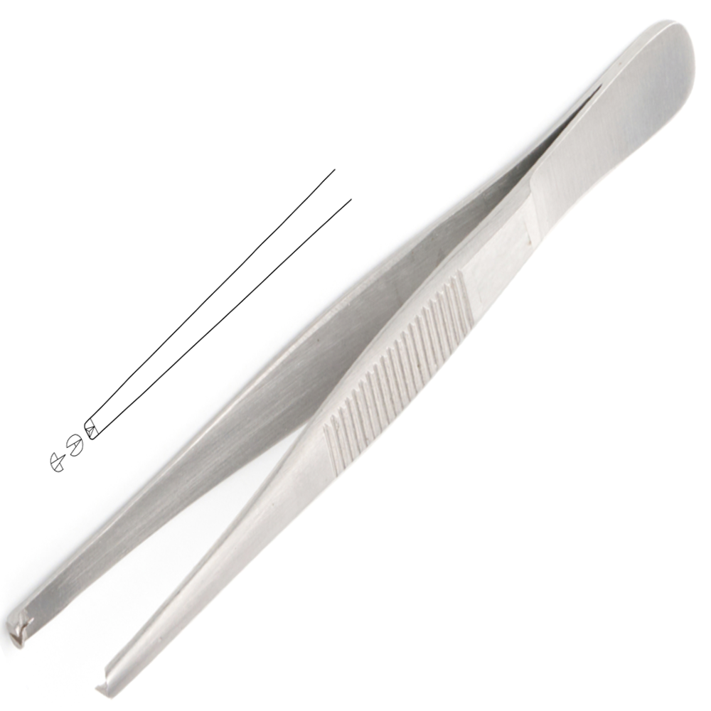 (WI-10078) STANDARD TISSUE FORCEPS, 1X2 TEETH✂