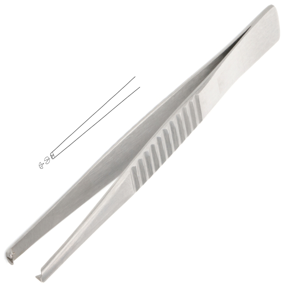 (WI-10083) TC GOLD ADSON DISSECTING FORCEPS TUNGSTEN CARBIDE EMBEDDING✂