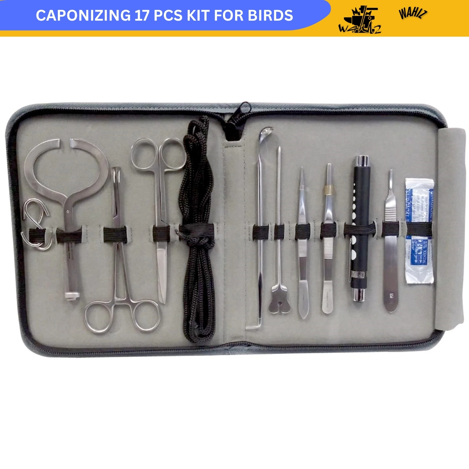 (WI-3266)CAPONIZING 17 PCS  KIT FOR BIRDS