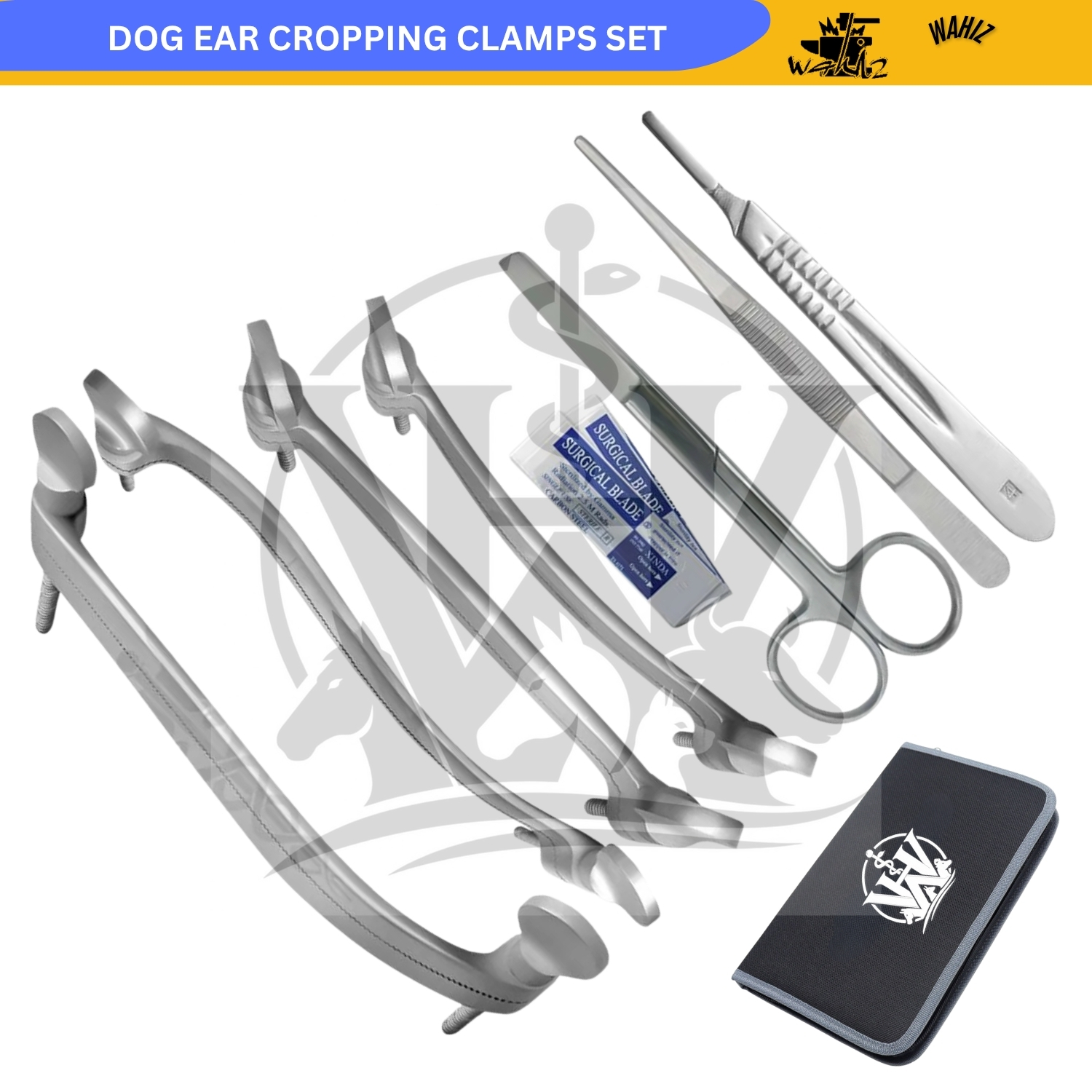 (WI-3253L) DOG EAR CROPPING CLAMPS SET