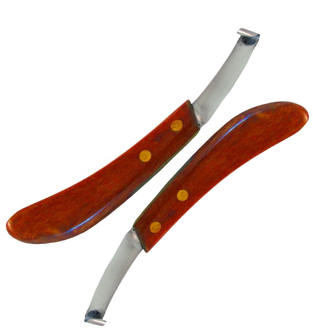 (WI-1248-L-R) WIDE STRAIGHT BLADE HOOF KNIFE
